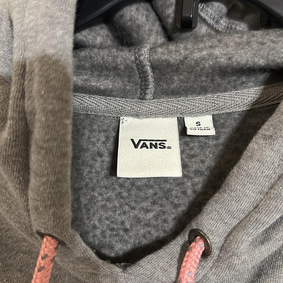 Vans over sized pull over hoodie elastic bottom and sleeves women’s size small - Picture 6 of 7
